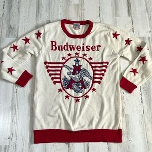 Junk Food Budweiser Sweater Size XL